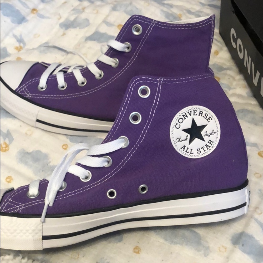 Purple converse